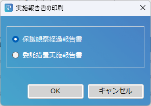 実施報告書の印刷